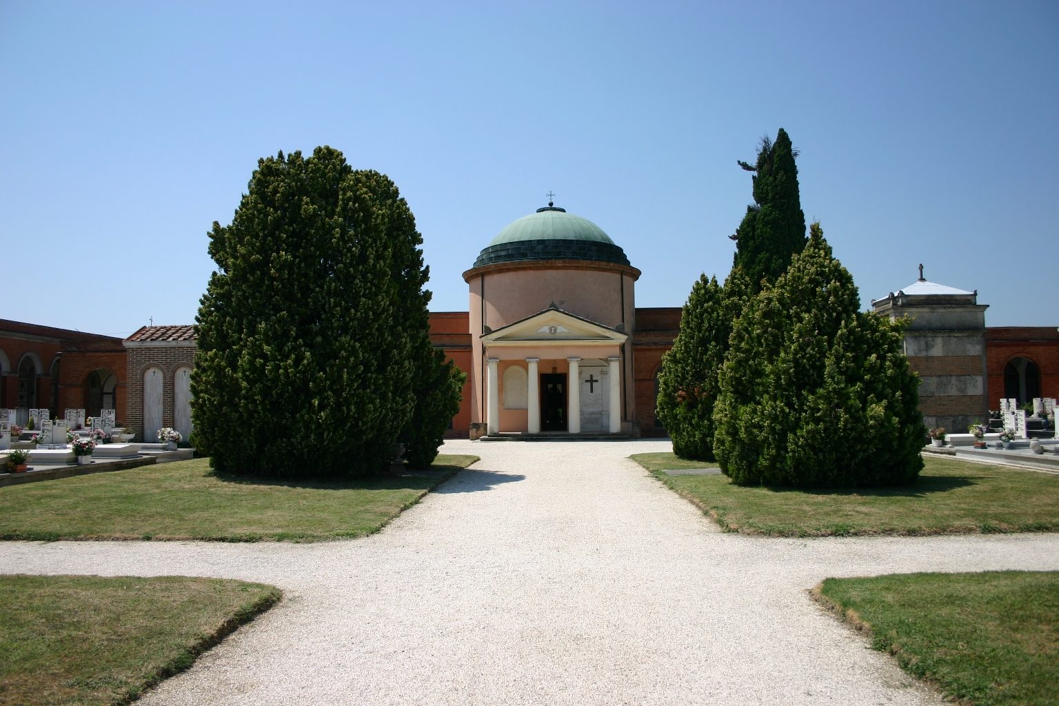Luigi Carlo Farini's monument (plaster model), Cemetery's famedio, Russi, Italy - 01.JPG